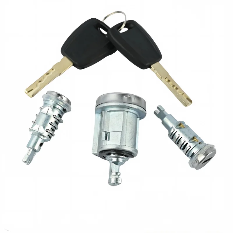 Ignition Barrel& Door Lock W/2 Keys And Remote Control Key 1348421080 For Fiat Ducato For PEUGEOT Boxer For Citroen Relay 2006+