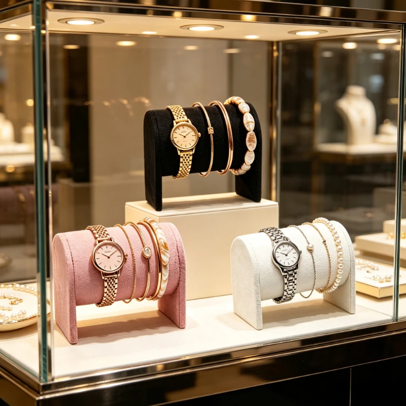 時計ブレスレットディスプレイスタンド、単層ジュエリーオーガナ - Jewelry Making Watches のレビューと価格