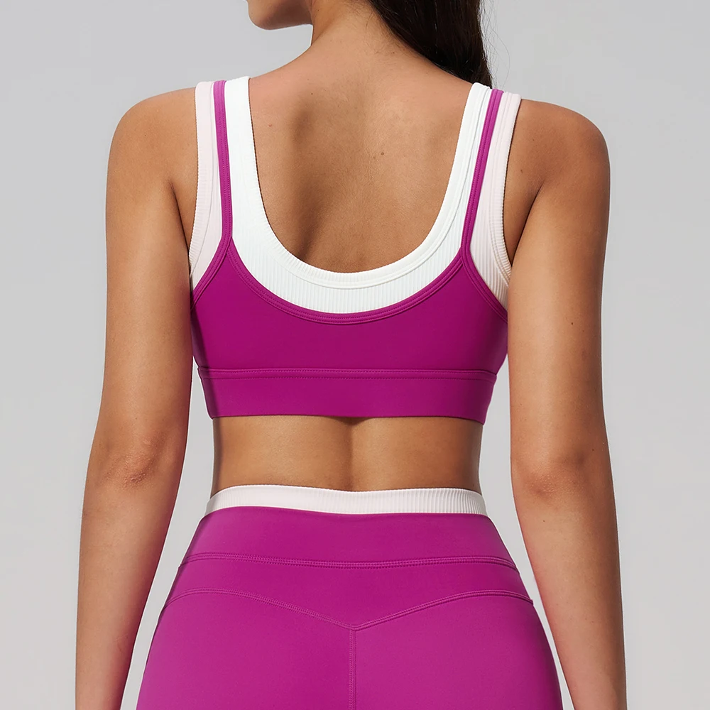 Winter Yoga Clothing - Damen Sport-BH Top Atmungsaktive BHs Herausnehmbare