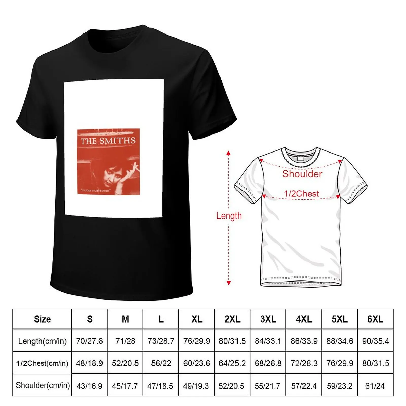 The smiths louder than bombs T-Shirt Casual Pattern Print Tee Shirt