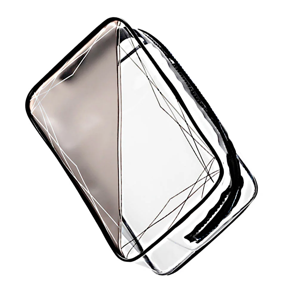 

Makeup Bag Toiletry Storage Pouch Water Proof Cosmetics Black Outdoor Travel