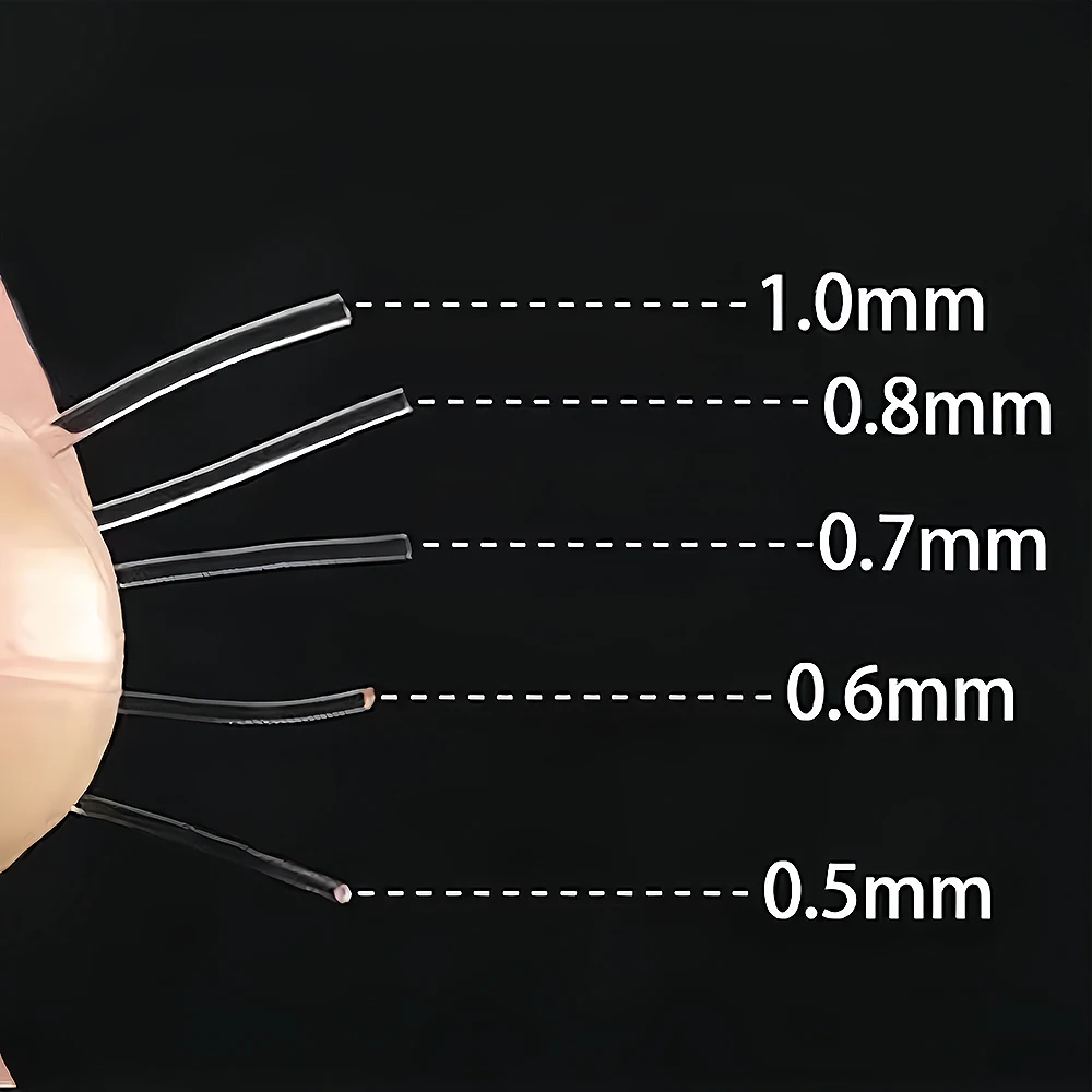 100m Starkes Elastisches Kristallschnur-Perlenband für DIY-Schmuckherstellung, Halsketten, Armbänder, Perlenfäden, Dehnbar, Dicke 0,5-1mm – Detail 1