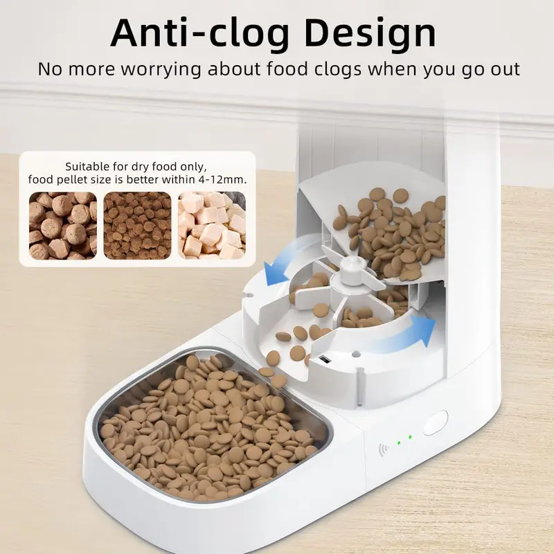 Alimentador Automático Inteligente Wi-Fi para Cães e Gatos — foto 3