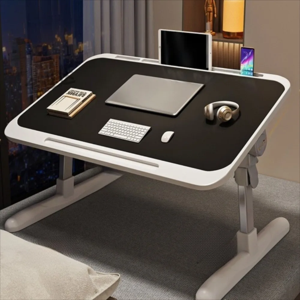 Multifunctional Adjustable Height Lifting Bed Table Display Stand with Drawer Foldable Laptop Table Lazy Learning Desk Bed Use