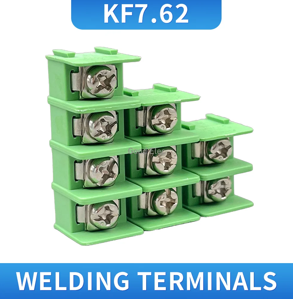 10Pcs KF7.62 2Pin 7.62mm Pitch 300V 20A PCB Pluggable Terminal Block Connectors