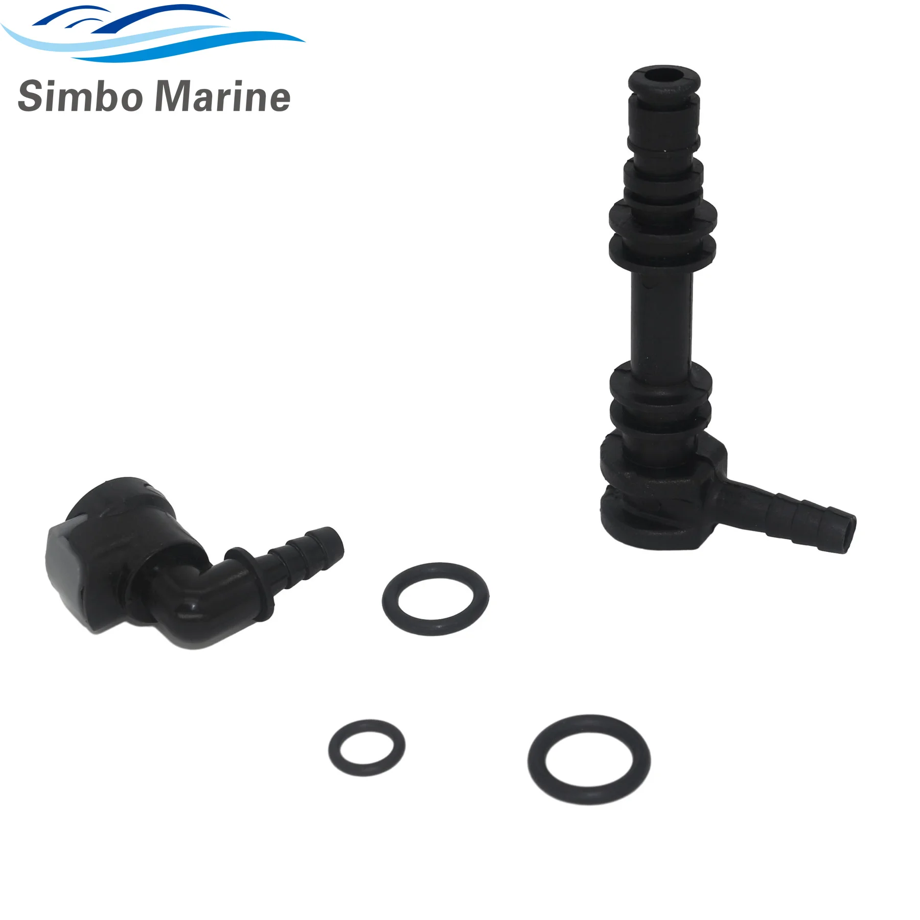Gear Lube Hose Connector 861150T02 Compatible with Mercruiser Bravo 1 2 3 Alpha One Gen 2 Stern Drive Engines 861150A2 861163