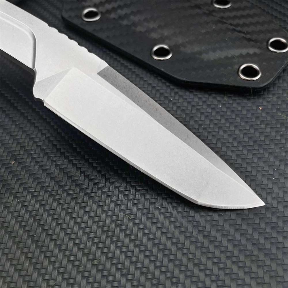 2025 سكين ثابت محمول عالي الجودة 8Cr13Mov بليد 8Cr13Mov مقبض فائدة في الهواء الطلق المحمولة التخييم سكين الدفاع عن النفس