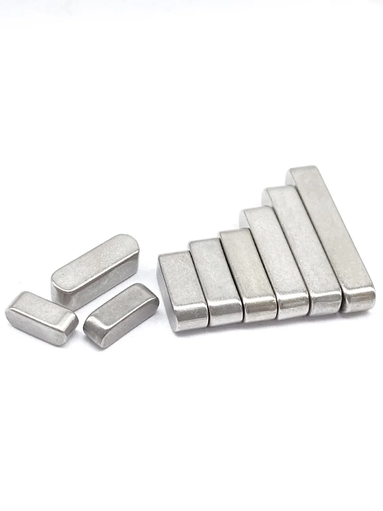 1~20pcs M3M4M5M6M8M10M12 304 A2-70 Stainless Steel Rectangle Round End Type A Parallel Flat Key Drive Shaft Roll Shaft Dowel Pin