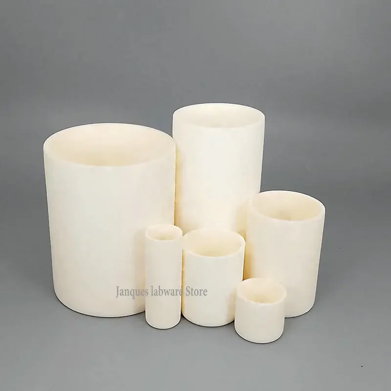 1 piece 5ml to 1000ml  99% Alumina Crucible Lab Corundum cylindrical Crucible High temperature resistance 1600 degrees image 2