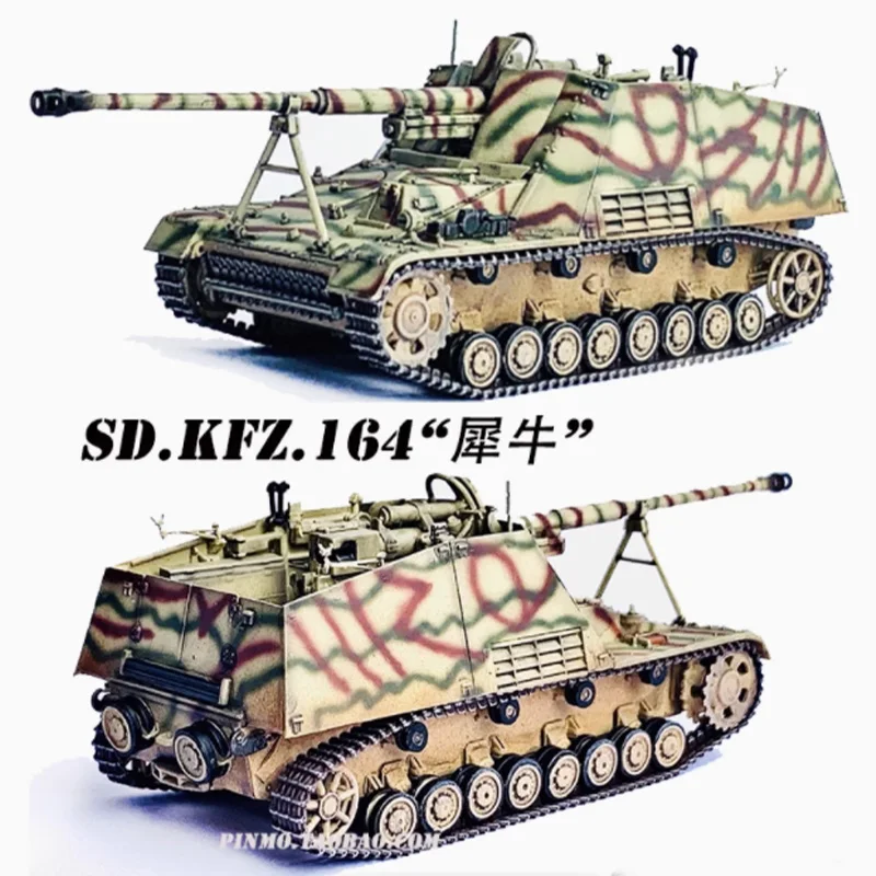 63174 63175 1/72 échelle allemande Sd.Kfz.164 Nashorn automoteur Anti-réservoir pistolet Simulation réservoir modèle affichage Souvenir à collectionner