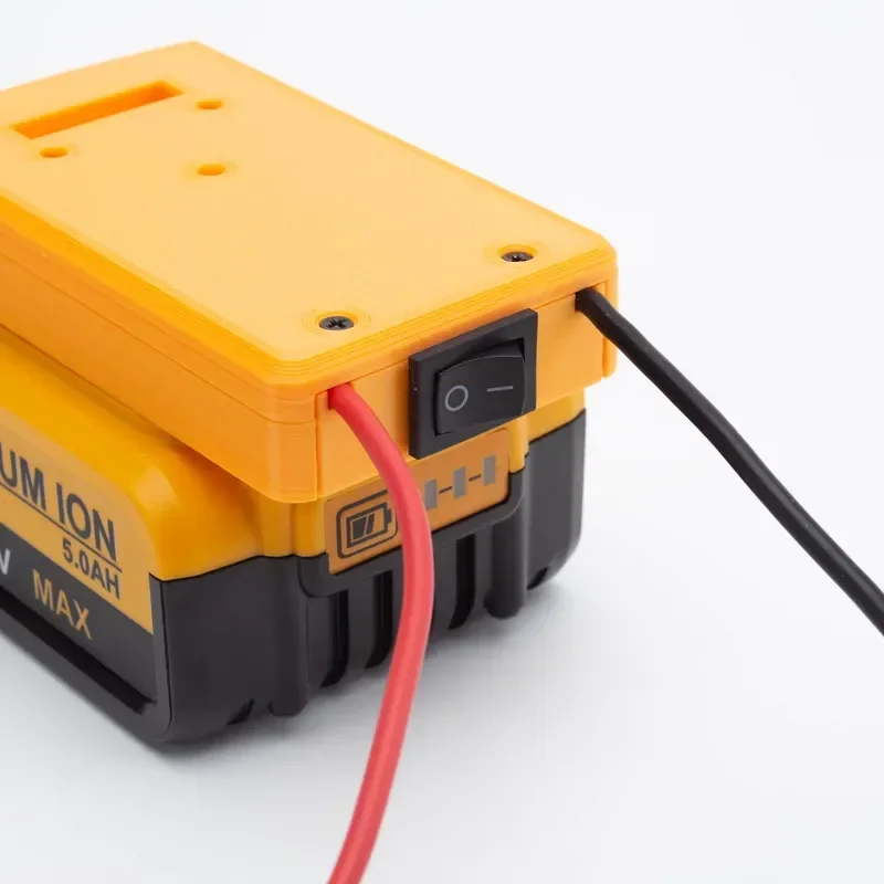 

Adapter For Dewalt 20V MAX Li-ion Battery with Fuse & Switch DIY （Send 3 fuses and 1 connector）Battery Holder Dock tools