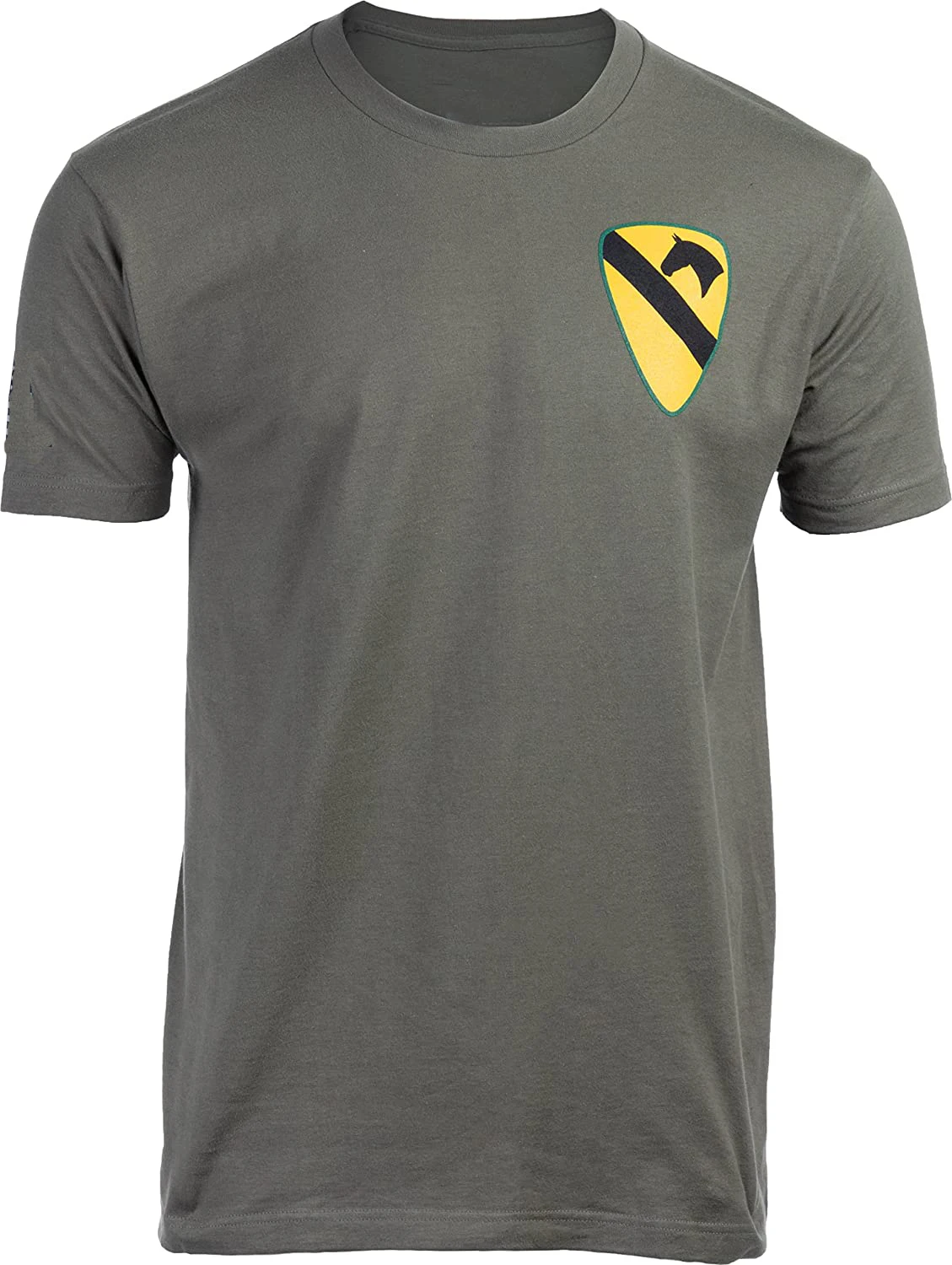 1st Cavalry Division First Team US Army Military T-Shirt Short Sleeve Casual 100% Cotton O-Neck Summer Mens T-shirt Size S-3XL