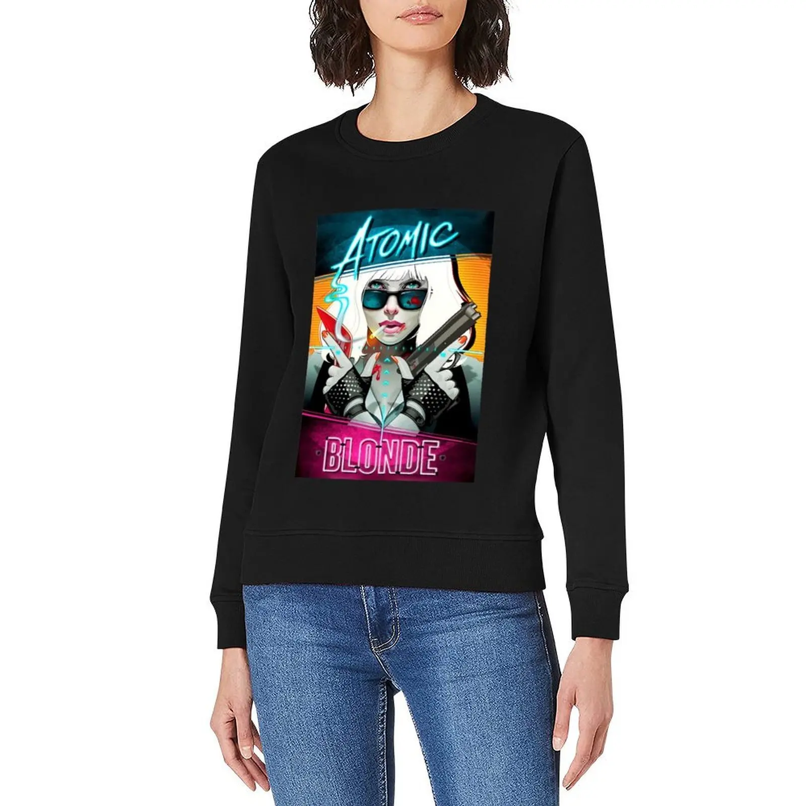 تي شيرت ملصق أشقر ذري هدية للمعجبين، هدية للرجال والنساء، عيد الهالوين، عيد الشكر، بلوفر عيد الميلاد #3