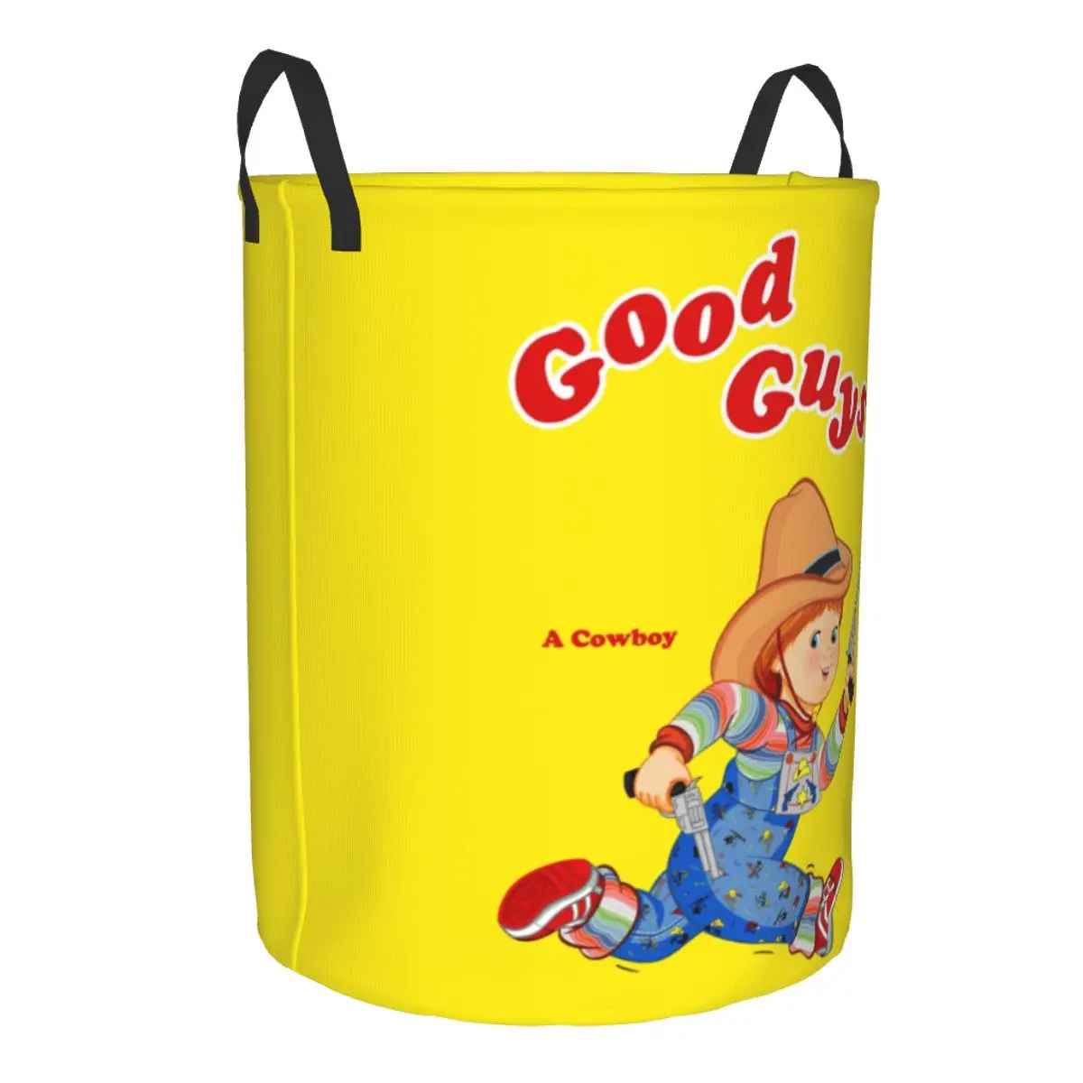 Good Guys Cowboy Laundry Hamper Large Storage Basket Child's Play Chucky Girls Boys Toy Organizer