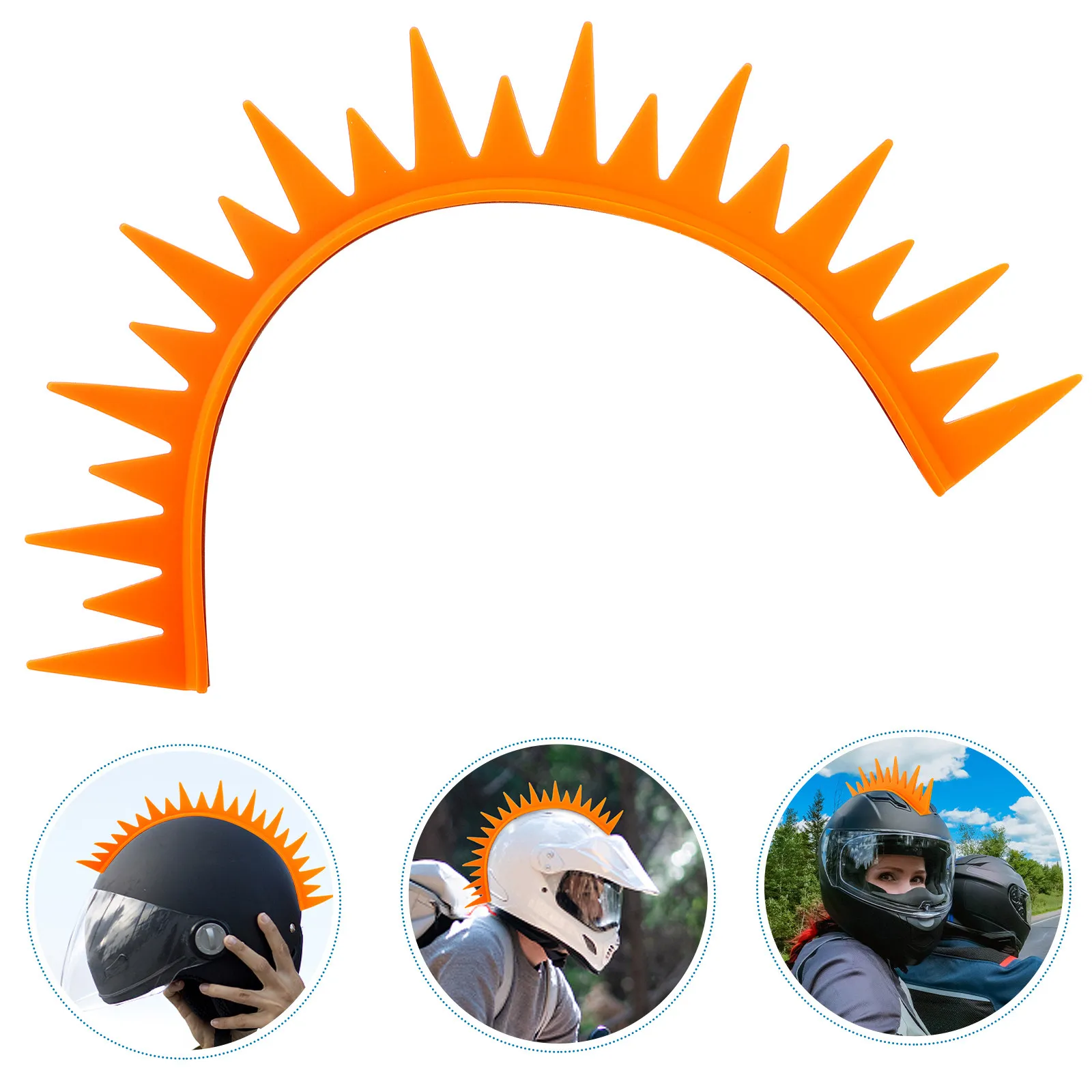 

Motorcycle Fin Ornament Silicone Decoration for Motorcycle Electric Bike Helmets Stylish Eye Catching Fin Design