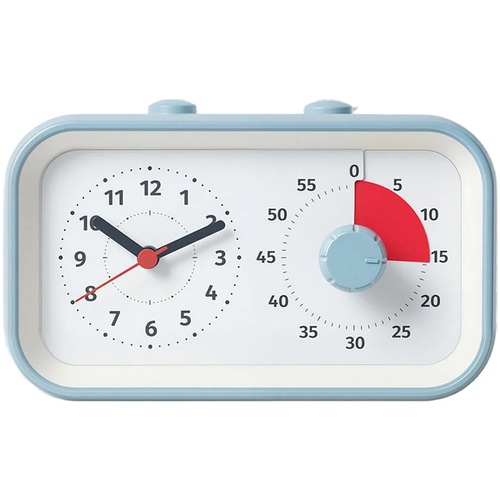Modern Stylish New Children Visual Silent Timer Alarm Clock Time Management Tool For Kid Homework Classroom Home Study Accessory