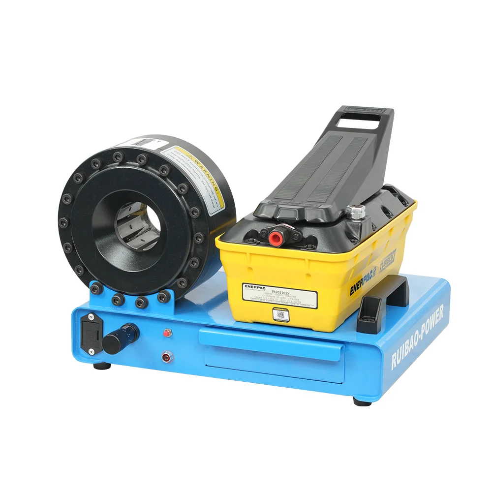 Портативный электрический гидравлический хомут для шлангов PM16AP, гидравлический щипцы для труб с двигателем шестеренного насоса, используемый для обжима шлангов