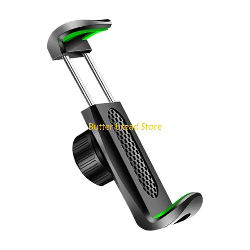 W89C Universal Car Mount Adjustable Phone Clip Anti Slip Silicone Dashboard Installation