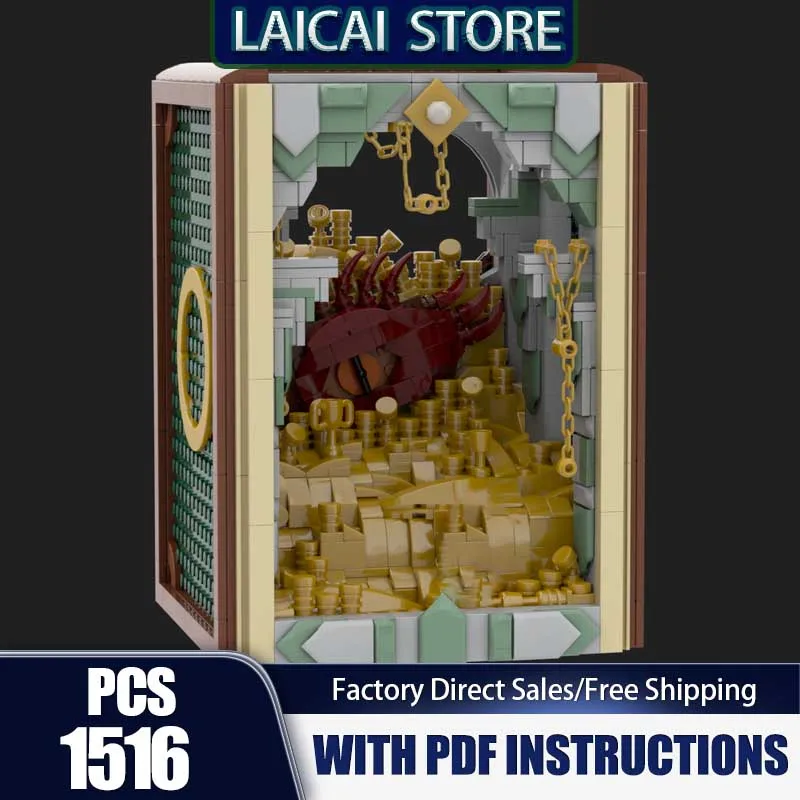 

Волшебные кольца, серия фильмов, Moc, строительные блоки, книжный уголок, модель, технология, сборка кирпичей, популярные праздничные подарки, игрушка