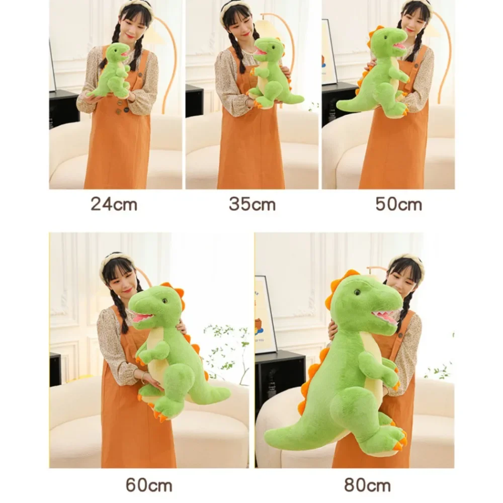 Stuffed Animal Plush Toys Cute Dinosaur Toy Soft Dino Plushies for Kid Tyrannosaurus Rex Pillow for Kids Girls Boys Photo Props