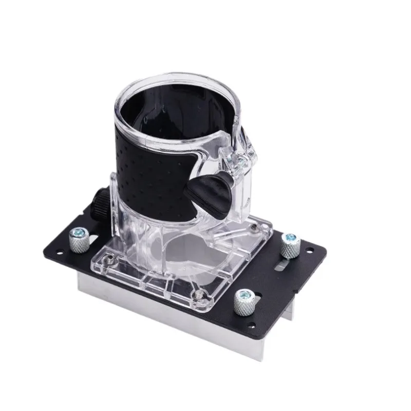 For 2-in-1 Connector, Slotter, Woodworking Trimmer, Hood, Base, Slotting Bracket, Fixture, Auxiliary Tool Positioning