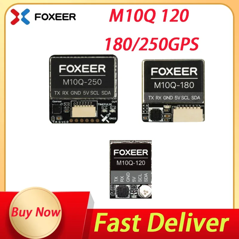 FOXEER M10Q-250′ M10Q-180′ M10Q-120 m10 moduł gps z dwoma protokołami wbudowana antena ceramiczna qmc5883 kompas do fpv dalekiego zasięgu