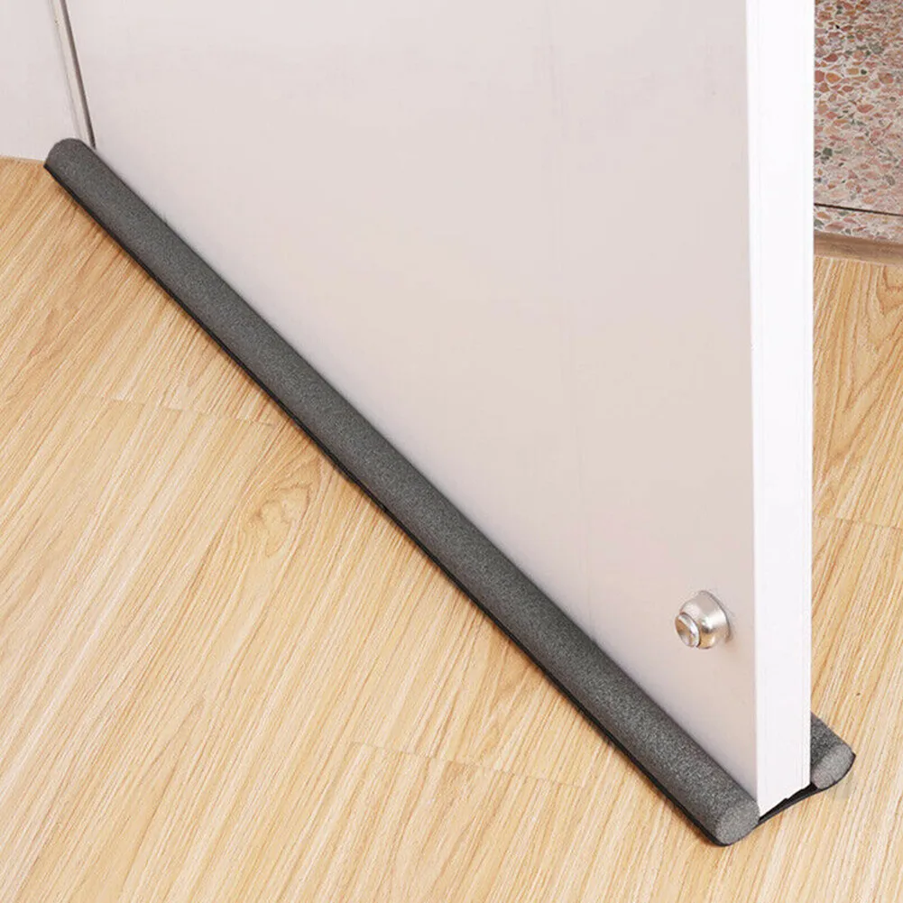 93cm Under Door Draft Guard Stopper Reduce Noise EVA Door Bottom Sealing Strip Soundproof Sealing Strip Trimmable Hair Foam