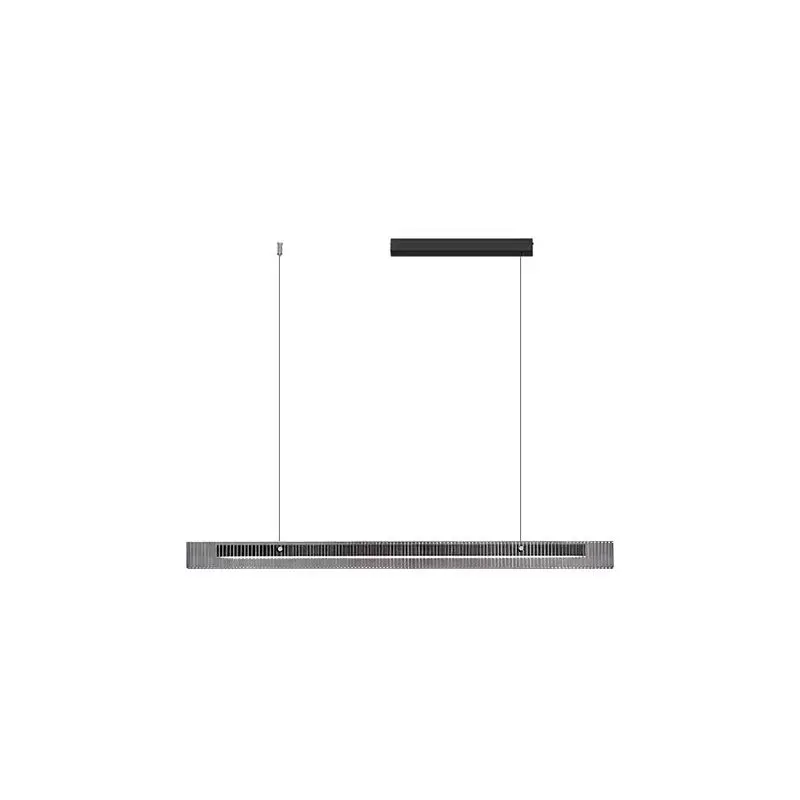 

Home indoor restaurant island chandelier new modern simple glass chandelier black gold