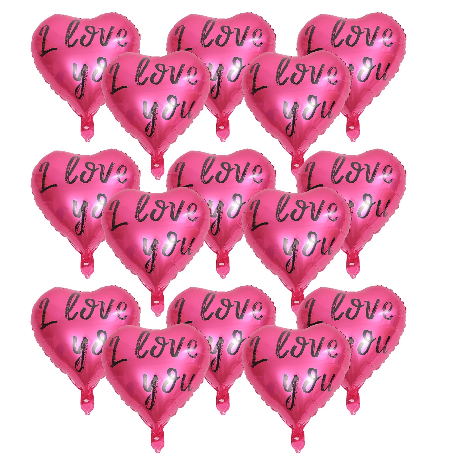 

20Pcs Wedding Balloons Aluminum Film Marry Me Decoration Festive Party Supplies Kit Marry Me Decoration Valentine Balloons