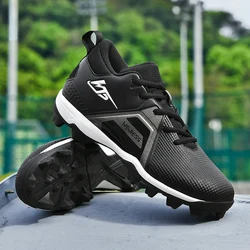 Zapatillas de béisbol profesionales para hombre, zapatos de fútbol americano, antideslizantes, zapatillas de fútbol rápidas, cornamusas de Rugby de hierba artesanal de moda