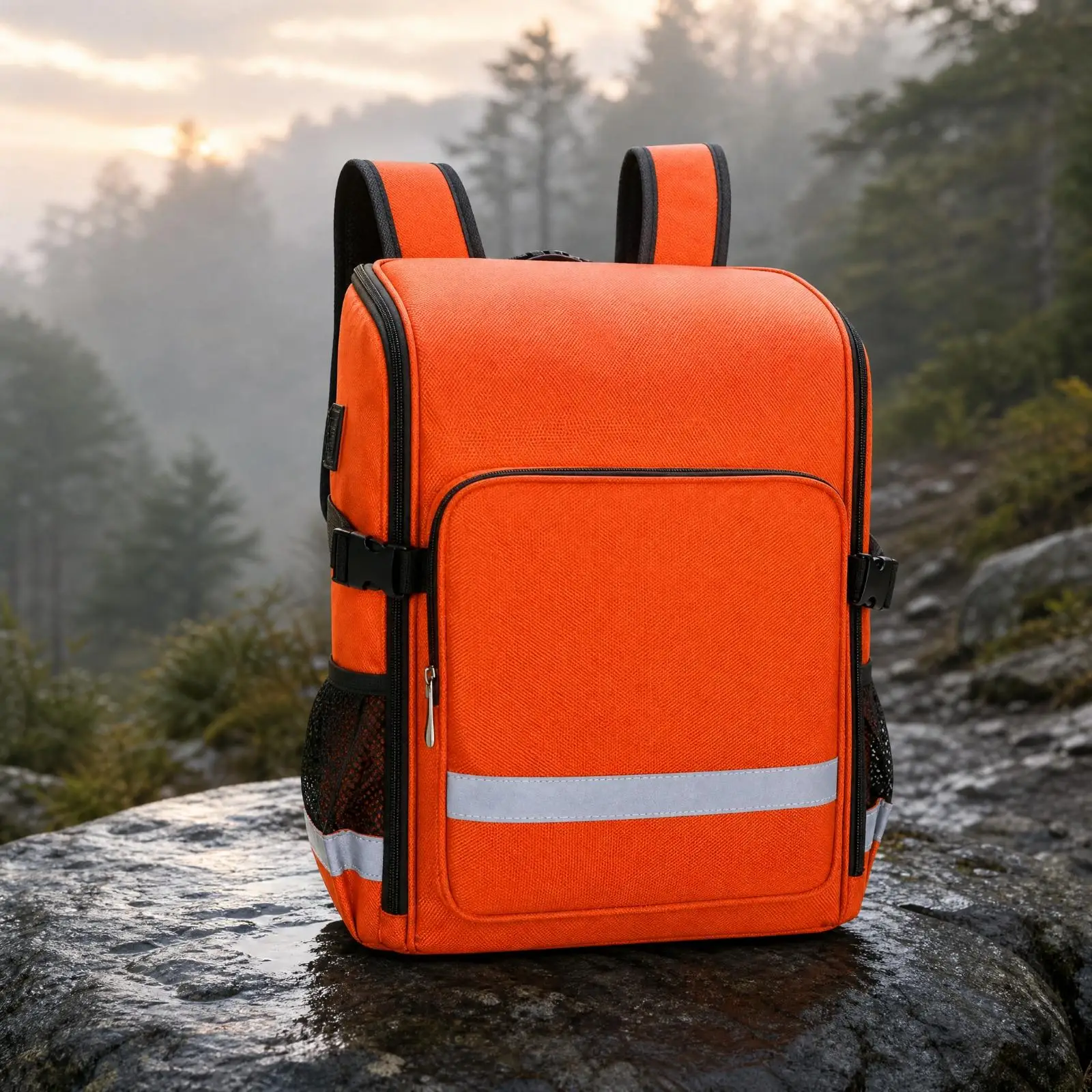 Adjustable Emergency Preparedness Backpack Hard-Wearing All2-in-1 Survival Kit