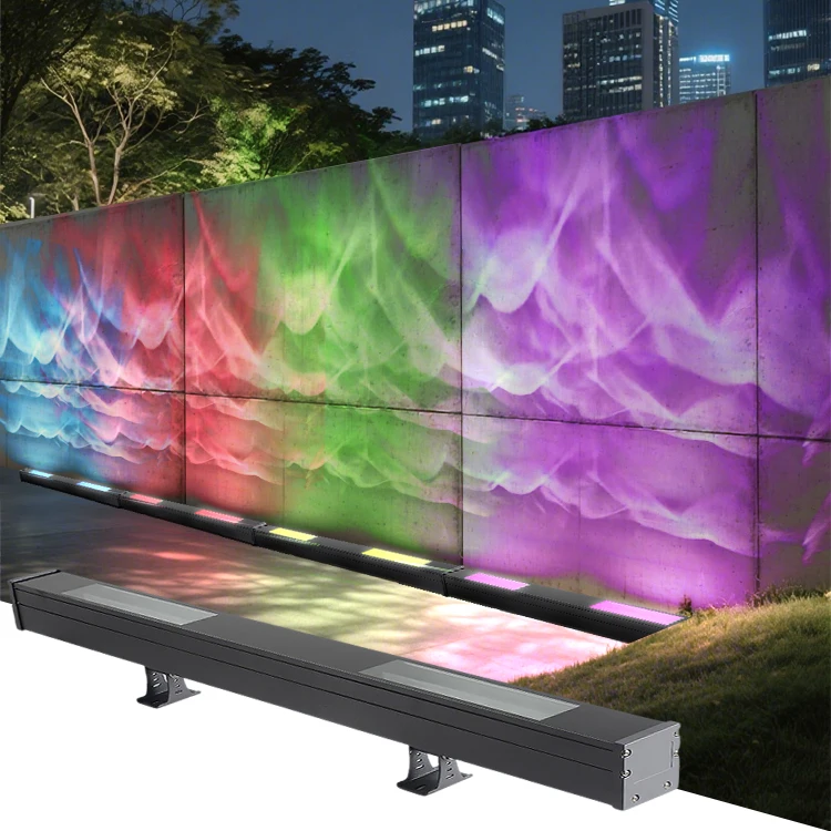 

80W DMX512 RGBW 3d Dynamic Water Ripple Projection Lamp Full Color IP65 Waterproof Outdoor Led Wall Washer Water Pattern Lamp