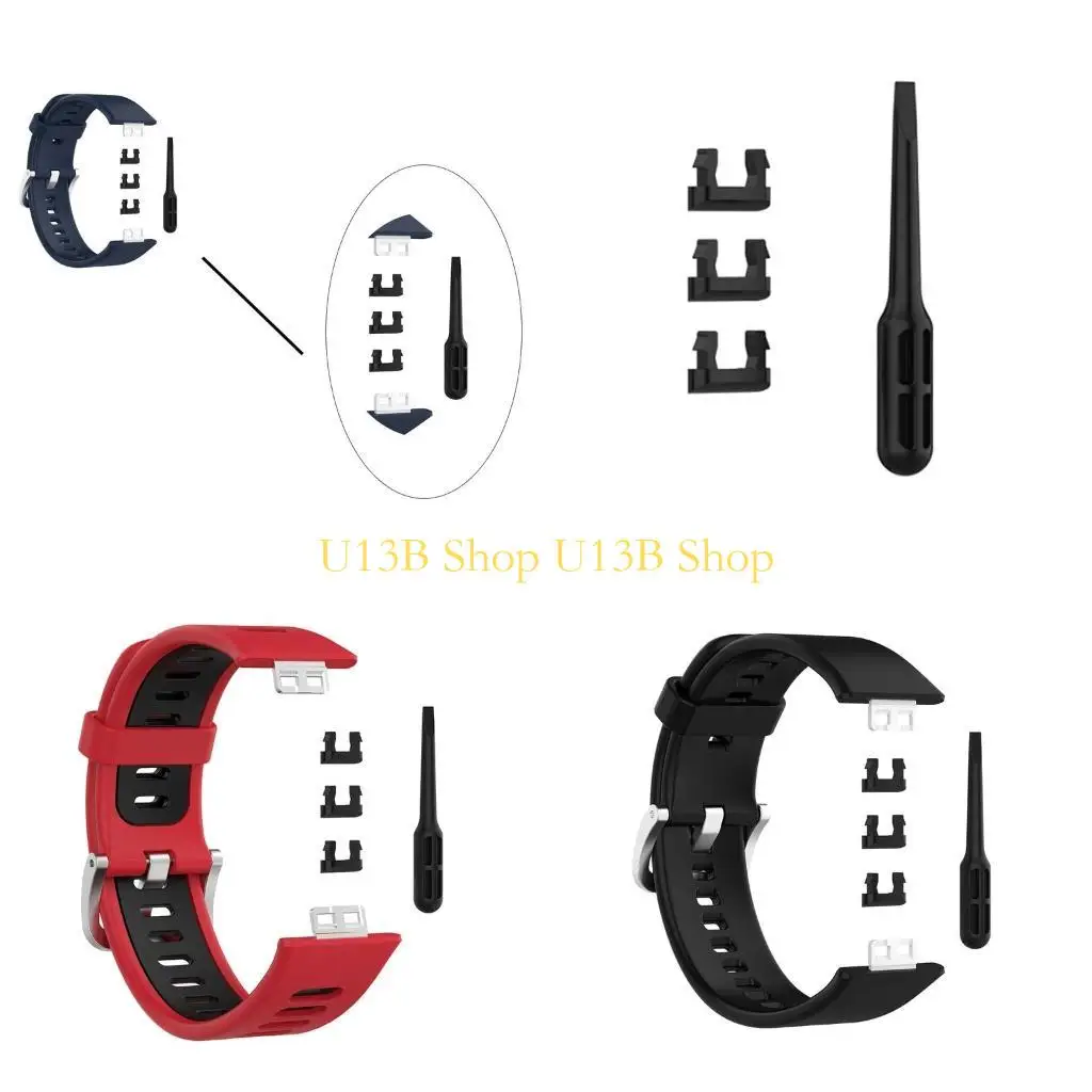 U13B 시계 스트랩 커넥터 스마트 워치 밴드 팔찌 어댑터 도구 Watch Fit Connection 액세서리