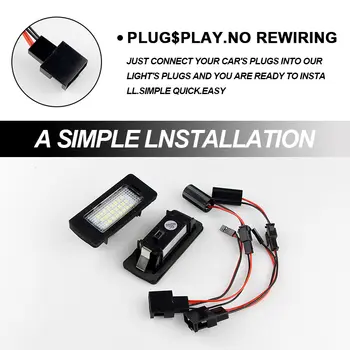 適用於大眾途安 1T3 5T1、途觀 1 2、Allspace(帕薩特 B6 B7 B8、Alltrack)、Caddy 4、夏朗 2、捷達 6 7、途銳的 2 件套牌照燈 10 最佳銷售 大眾帕薩特B8改裝 - №5