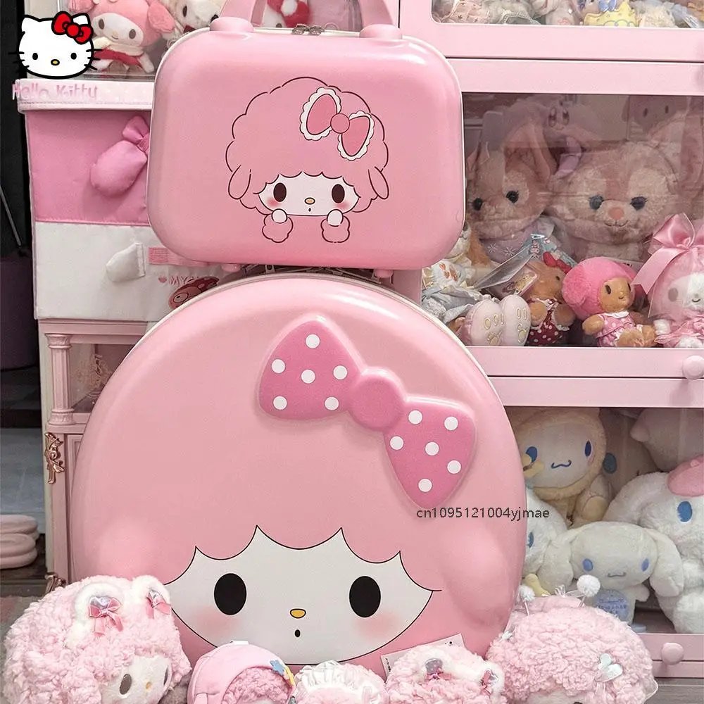 

sanrio Kawaii Sanrio Suitcase Cute Cartoon Anime Student Travel Suitcase Swivel Wheel Pull Rod Box Girsl Gifts Boarding allowed