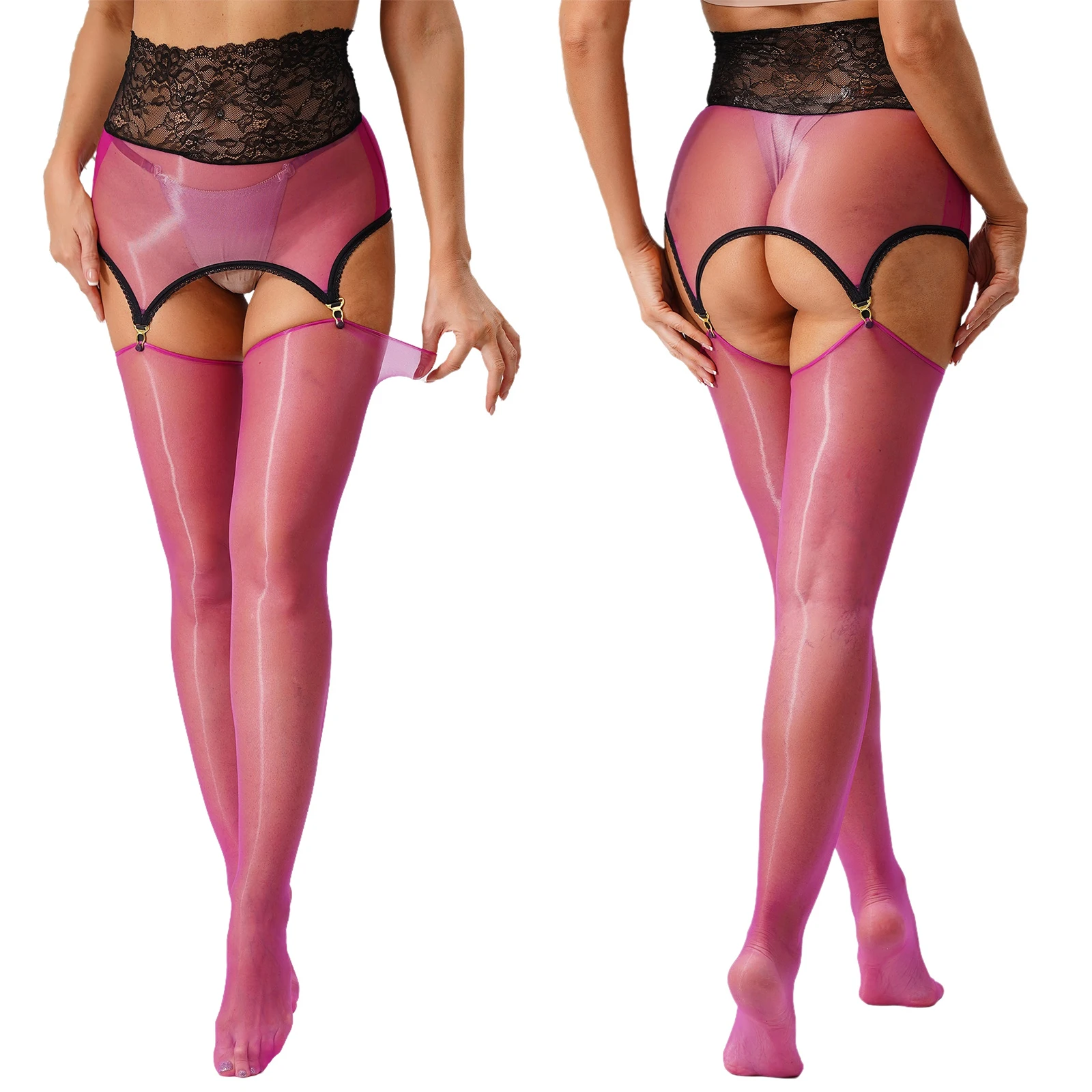 Damska bielizna erotyczna, kusząca, prześwitująca, pończochy z podwiązkami, koronkowe rajstopy z kwiatowym wzorem, rajstopy z otwartym kroczem, body, rajstopy z noskiem, erotyczne legginsy.