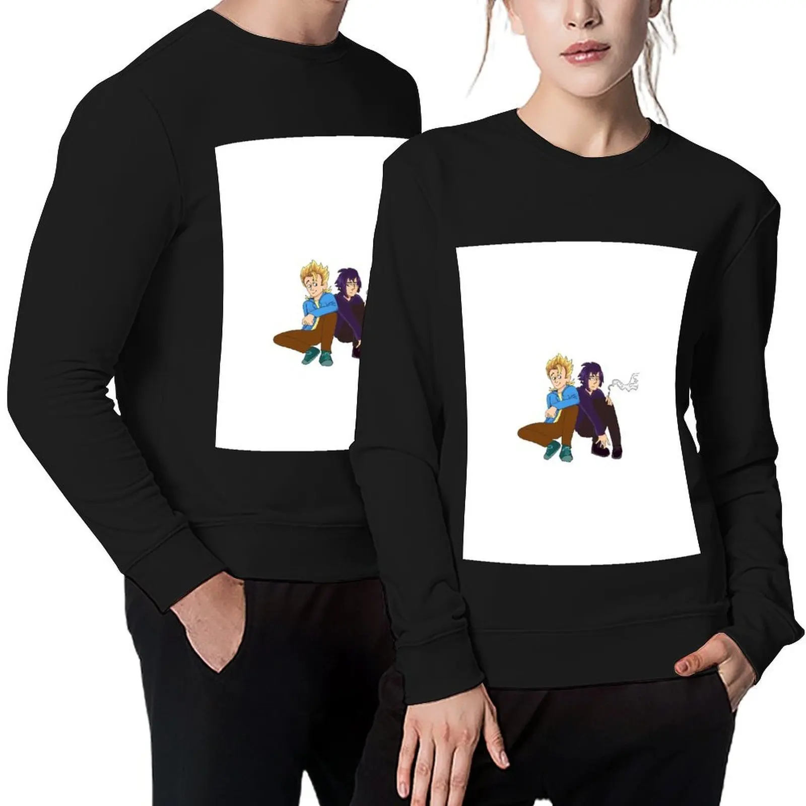 

Sam and Sebastian Stardew Valley Pullover men's clothing tracksuit men mens clothes men's sweat-shirt set hooded sweatshirt