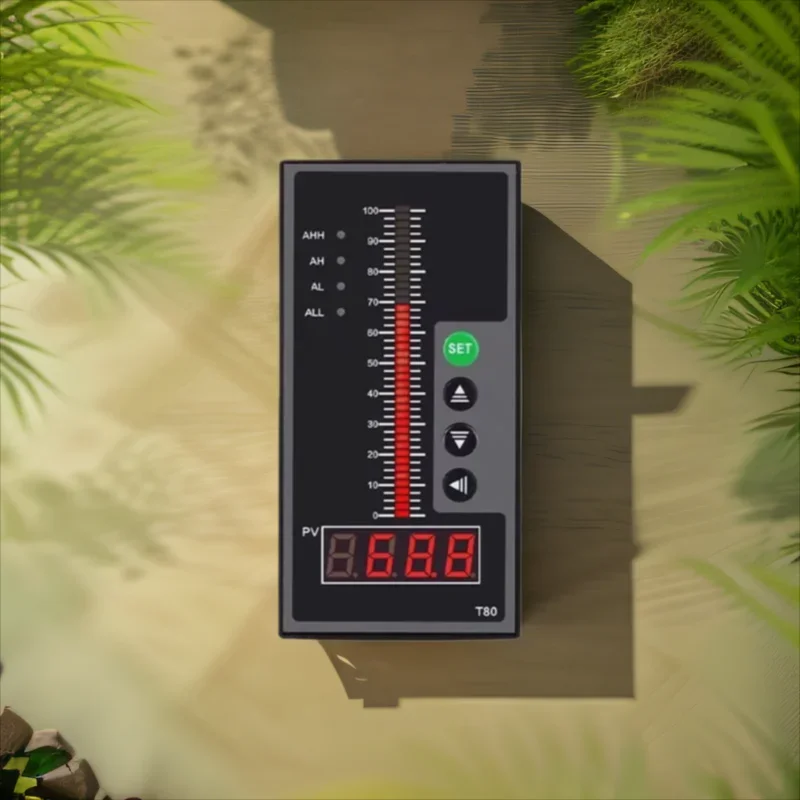 AC220V ذكي تحكم الضغط ضوء العمود عرض 4-20mA زيت الماء الصرف الصحي اللزوجة متر مستوى السائل الارسال