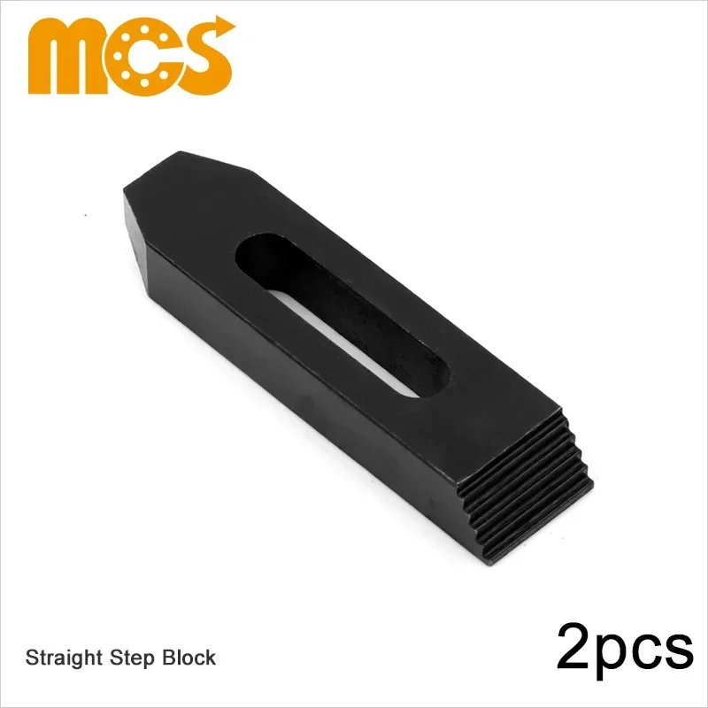 2pcs Straight Step Block 10.9 Level Harden Steel Gear Tooth Board Tooling Fixture Mold Press Plate for CNC Milling Machine Lathe