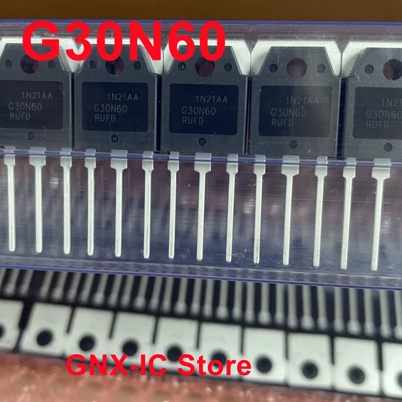 10PCS-30PCS/Lot 100% Original New Imported G30N60 RUFD G30N60RUFD SGH30N60RUFD SGH30N60RUFDTU TO-3P IGBT Transistor 30A 600V