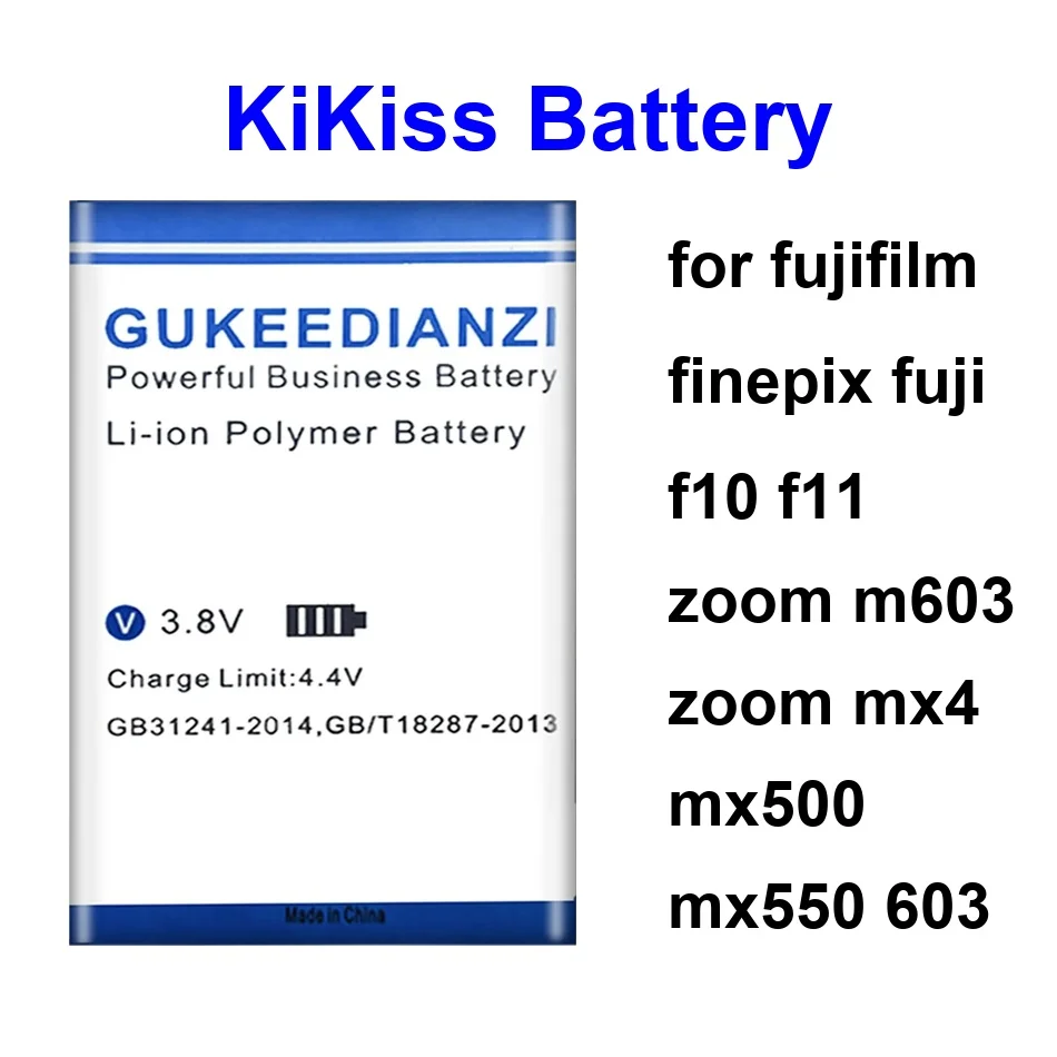 

Высокоэффективный аккумулятор Fnp-120 NP-120 1800-2900 мАч для Fujifilm Finepix Fuji F10 F11 Zoom M603 MX4 MX500 MX550 603