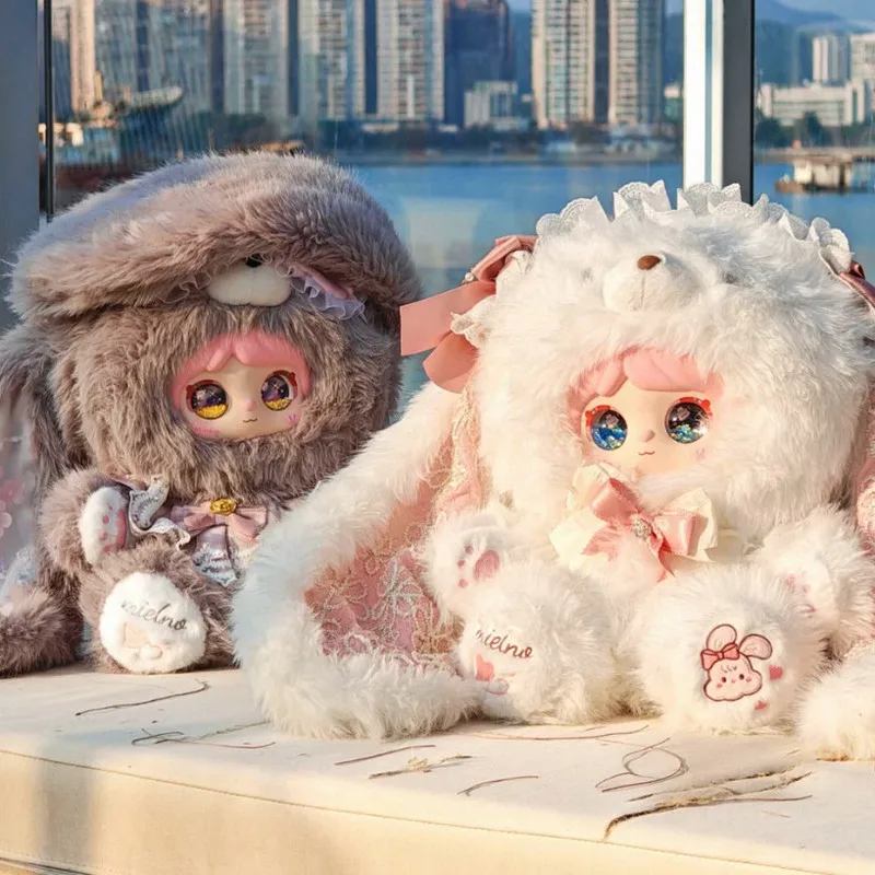 

New Mielno 800% Meow Rabbit Diary Series Blind Box Cute Bear Vinyl Plush Doll Home Decor Ornament Collectible Gift For Girls