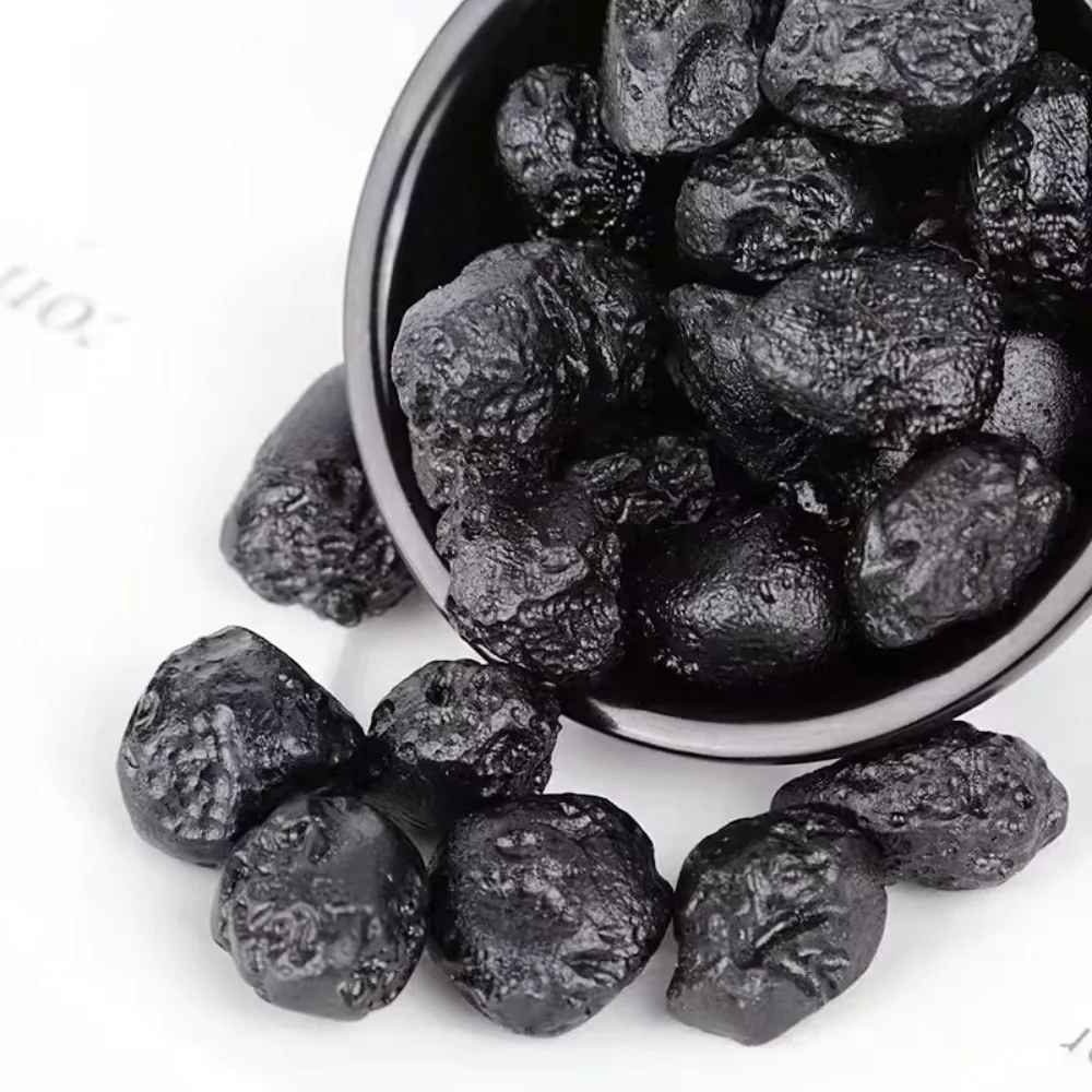 Natural Black Tektite Meteorite Rough stone Crystal Specimen Healing Crystal for Protection & Energy Rare Collectible Gemstone view 5