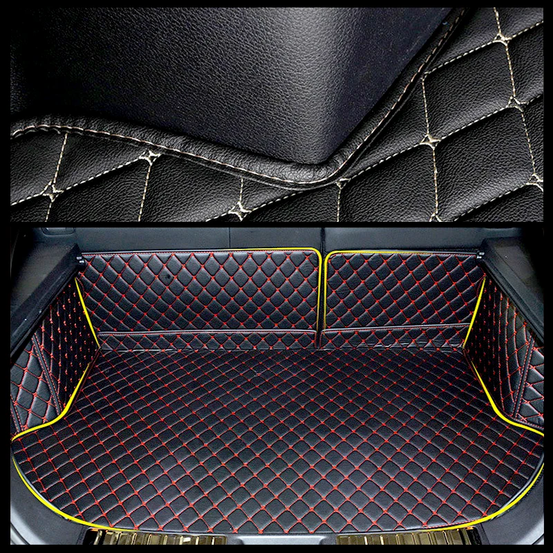 Top Quality! Special Trunk Mats For Land Rover Discovery 4 2016 -2010 7 seat Waterproof Cargo Liner Boot Carpets,Free Shipping