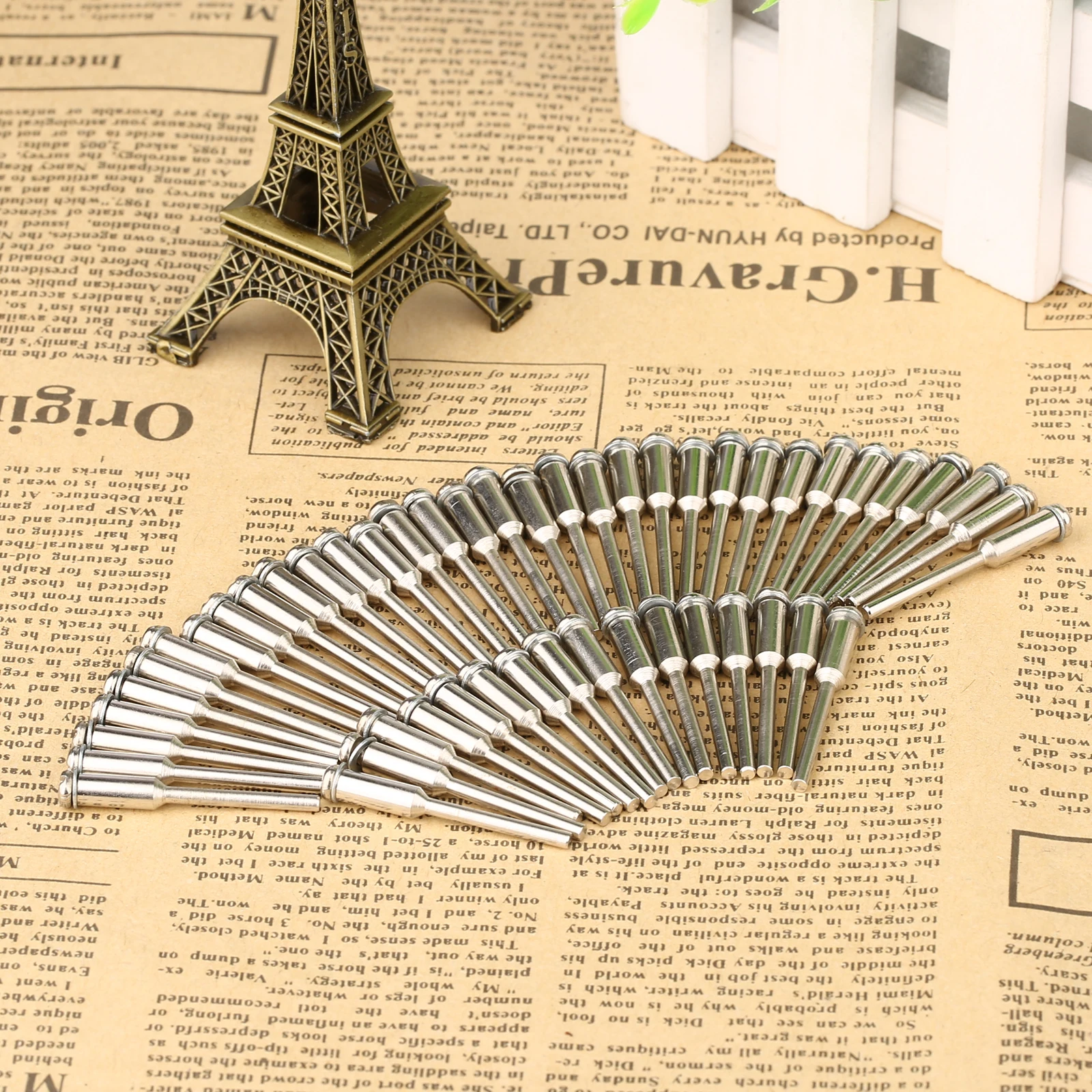 

20Pcs Dremel Accessories Cut-Off Wheel Holder Polishing Mandrel 2.35mm Shank Diamond Cutting Disc Arbor Mandrel For Rotary Tool