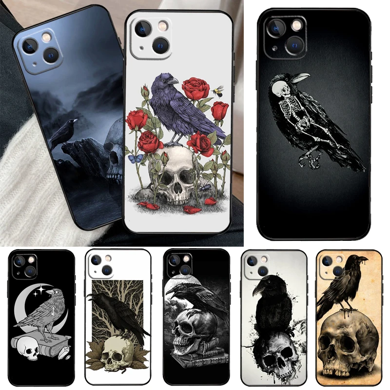 Skull Crow Flower P… - image