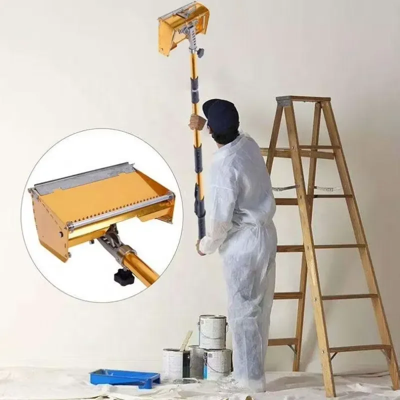 10 Inch White Wall Scraper Putty Knife DIY Grade Flat Plastering Tool for Drywall Smoothing