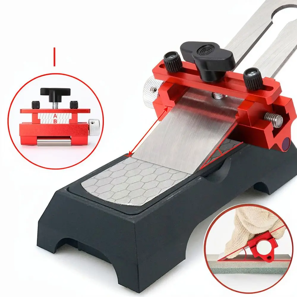 Diamond Whetstone Grinding System Fixed Angle Support Tool Professional Kitchen Appliance For Sharp Blade Edges