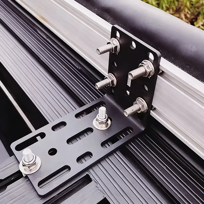 L Hardware Car Awning Mounting, Car Roof Rack Brackets with Screws Car Side Tent Frame for Vehicles, Car Canopy Awning Sunshade