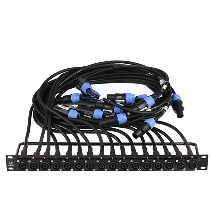 2*1.5mm² 1 meter 8/12/16 speakon cable sound equipment professional audio speaker speakon flight case 12 channel cabinet panels